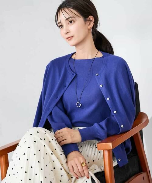 a.v.v / アー・ヴェ・ヴェ カーディガン・ボレロ | 【洗える】クルーネック美ラクるカーディガン | 詳細20