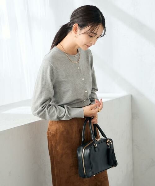 a.v.v / アー・ヴェ・ヴェ カーディガン・ボレロ | 【洗える】クルーネック美ラクるカーディガン | 詳細24