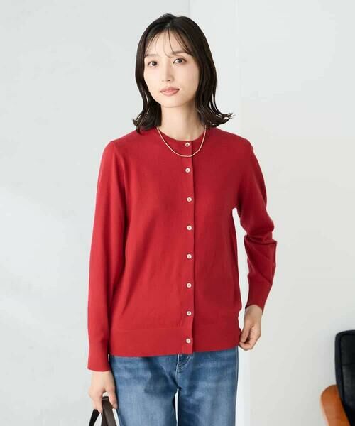 a.v.v / アー・ヴェ・ヴェ カーディガン・ボレロ | 【洗える】クルーネック美ラクるカーディガン | 詳細3