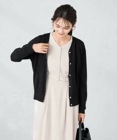 a.v.v / アー・ヴェ・ヴェ カーディガン・ボレロ | 【洗える】Vネック美ラクるカーディガン