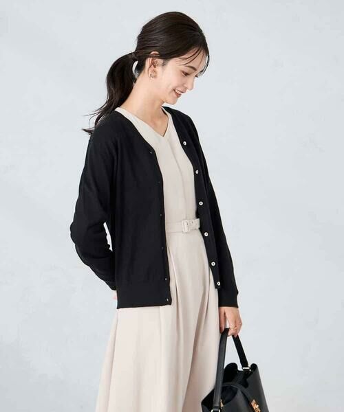 a.v.v / アー・ヴェ・ヴェ カーディガン・ボレロ | 【洗える】Vネック美ラクるカーディガン | 詳細17