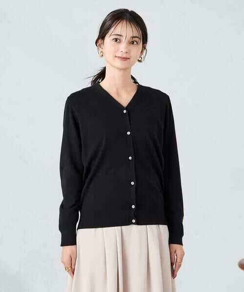 a.v.v / アー・ヴェ・ヴェ カーディガン・ボレロ | 【洗える】Vネック美ラクるカーディガン | 詳細24