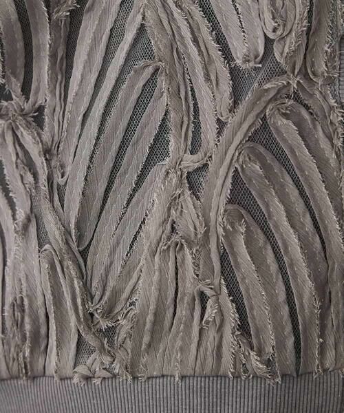 a.v.v / アー・ヴェ・ヴェ カーディガン・ボレロ | コード刺繍チュールカーディガン | 詳細19