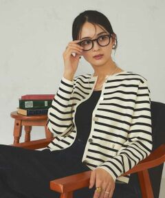 a.v.v / アー・ヴェ・ヴェ カーディガン・ボレロ | メタルボタンニットカーディガン