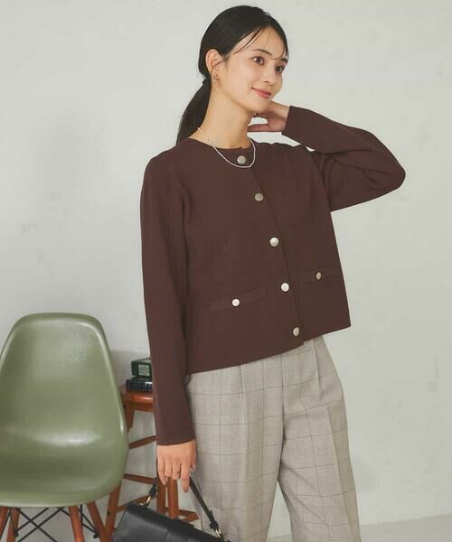 a.v.v / アー・ヴェ・ヴェ カーディガン・ボレロ | メタルボタンニットカーディガン | 詳細16