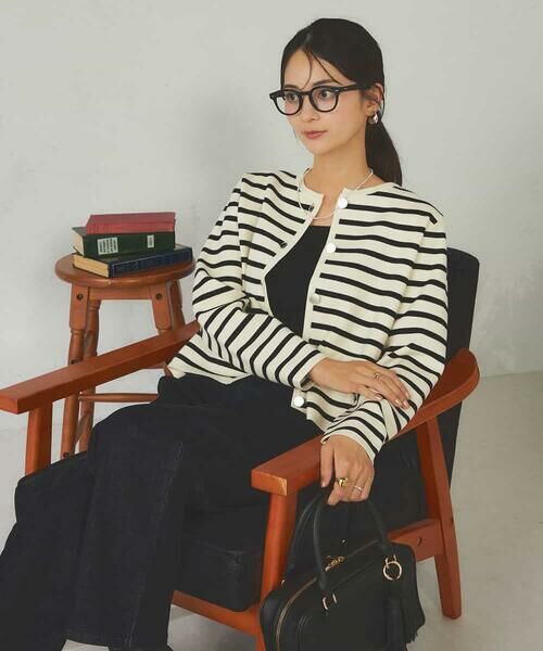 a.v.v / アー・ヴェ・ヴェ カーディガン・ボレロ | メタルボタンニットカーディガン | 詳細6