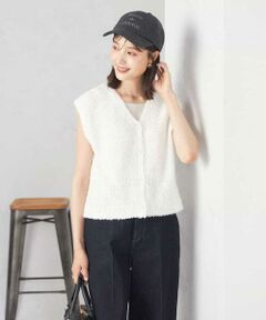 a.v.v / アー・ヴェ・ヴェ ベスト | 【前後2WAY】リボンフェザーヤーンベスト