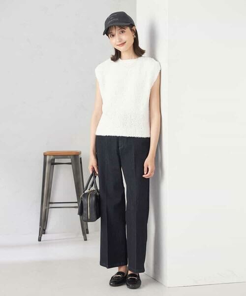 a.v.v / アー・ヴェ・ヴェ ベスト | 【前後2WAY】リボンフェザーヤーンベスト | 詳細10