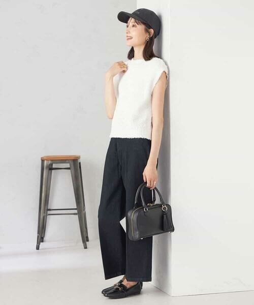 a.v.v / アー・ヴェ・ヴェ ベスト | 【前後2WAY】リボンフェザーヤーンベスト | 詳細11