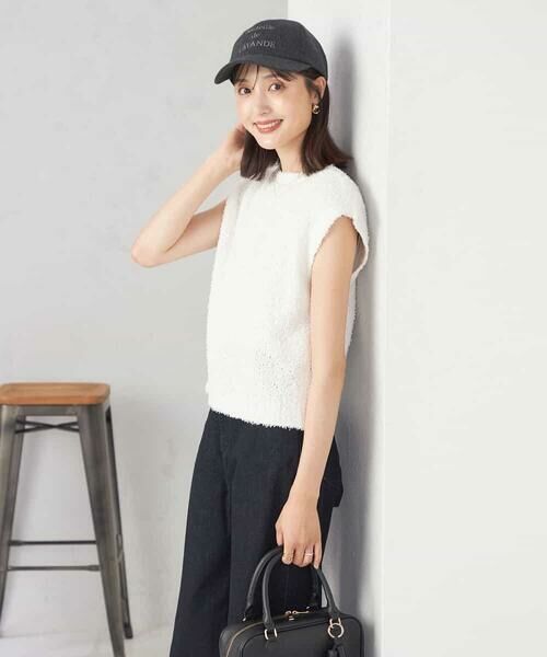 a.v.v / アー・ヴェ・ヴェ ベスト | 【前後2WAY】リボンフェザーヤーンベスト | 詳細2