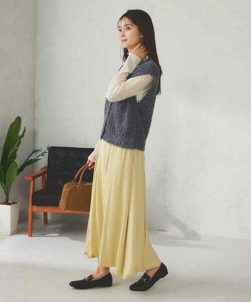 a.v.v / アー・ヴェ・ヴェ ベスト | 【前後2WAY】リボンフェザーヤーンベスト | 詳細23