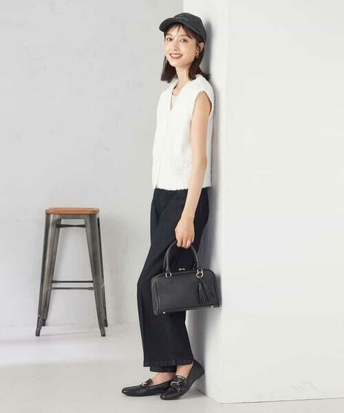 a.v.v / アー・ヴェ・ヴェ ベスト | 【前後2WAY】リボンフェザーヤーンベスト | 詳細8