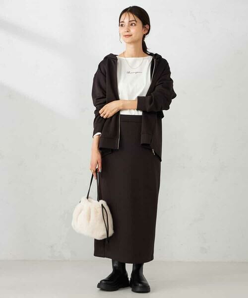 a.v.v / アー・ヴェ・ヴェ パーカー | バックフレアダンボールパーカー | 詳細12