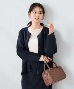 a.v.v / アー・ヴェ・ヴェ カーディガン・ボレロ | ダンボールジップカーディガン【セットアップ可】