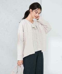 a.v.v / アー・ヴェ・ヴェ カーディガン・ボレロ | ダンボールジップカーディガン【セットアップ可】