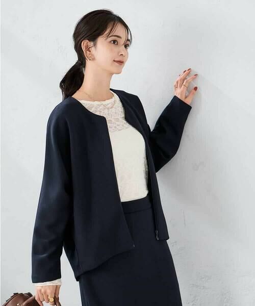 a.v.v / アー・ヴェ・ヴェ カーディガン・ボレロ | ダンボールジップカーディガン【セットアップ可】 | 詳細3