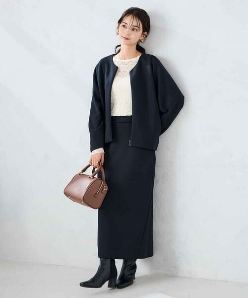 a.v.v / アー・ヴェ・ヴェ カーディガン・ボレロ | ダンボールジップカーディガン【セットアップ可】 | 詳細5