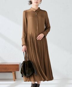 a.v.v / アー・ヴェ・ヴェ ロング・マキシ丈ワンピース | 【洗える】ウエスト切替ギャザーワンピース