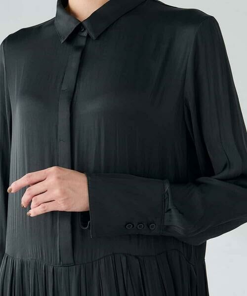 a.v.v / アー・ヴェ・ヴェ ロング・マキシ丈ワンピース | 【洗える】ウエスト切替ギャザーワンピース | 詳細11