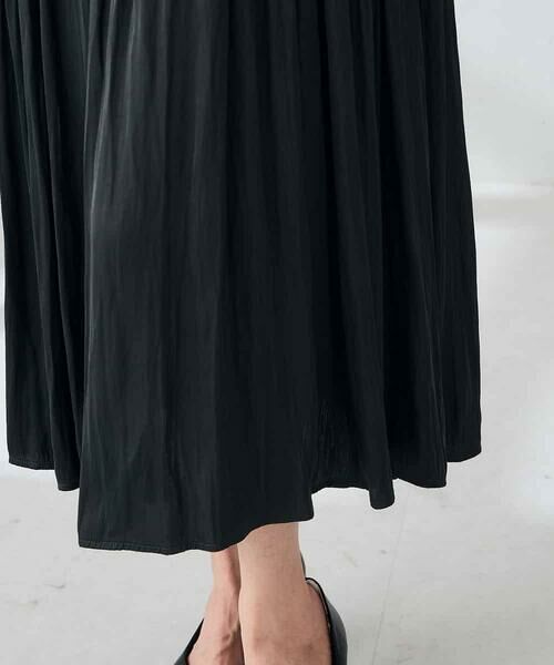 a.v.v / アー・ヴェ・ヴェ ロング・マキシ丈ワンピース | 【洗える】ウエスト切替ギャザーワンピース | 詳細12