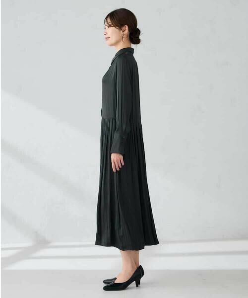 a.v.v / アー・ヴェ・ヴェ ロング・マキシ丈ワンピース | 【洗える】ウエスト切替ギャザーワンピース | 詳細8