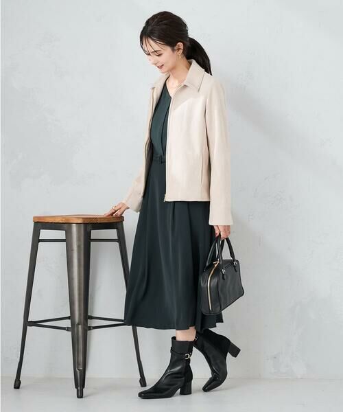 a.v.v / アー・ヴェ・ヴェ ロング・マキシ丈ワンピース | 【洗える】ウエストタックワンピース | 詳細8