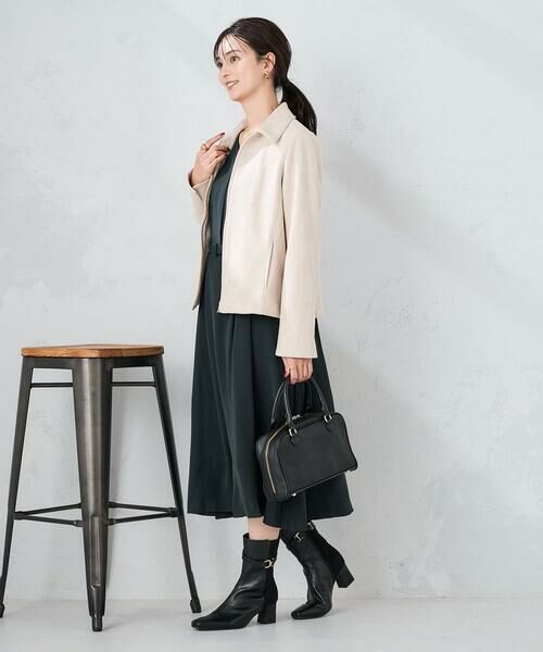 a.v.v / アー・ヴェ・ヴェ ロング・マキシ丈ワンピース | 【洗える】ウエストタックワンピース | 詳細9