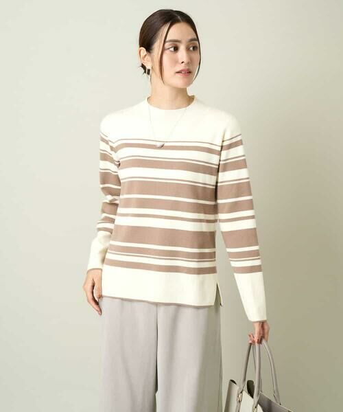 a.v.v / アー・ヴェ・ヴェ ニット・セーター | 【洗える】プチハイネックボーダーニット【アンサンブル対応】 | 詳細6