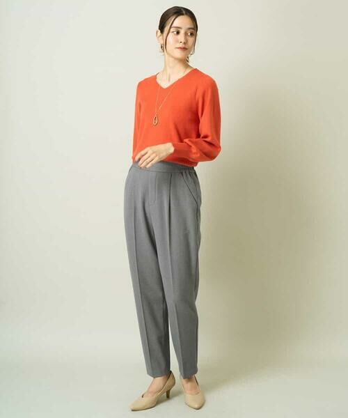 a.v.v / アー・ヴェ・ヴェ ニット・セーター | 【洗える】Vネックパフスリーブニット/アンサンブル対応 | 詳細12