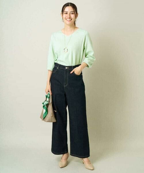 a.v.v / アー・ヴェ・ヴェ ニット・セーター | 【洗える】Vネックパフスリーブニット/アンサンブル対応 | 詳細20