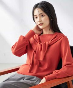 a.v.v / アー・ヴェ・ヴェ ニット・セーター | 【洗える】ボートネックパフスリーブニット【アンサンブル対応】