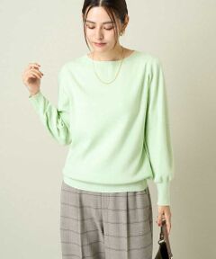 a.v.v / アー・ヴェ・ヴェ ニット・セーター | 【洗える】ボートネックパフスリーブニット【アンサンブル対応】