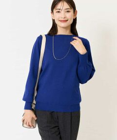 a.v.v / アー・ヴェ・ヴェ ニット・セーター | 【洗える】ボートネックパフスリーブニット【アンサンブル対応】