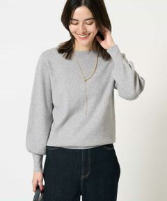 a.v.v / アー・ヴェ・ヴェ ニット・セーター | 【洗える】ボートネックパフスリーブニット【アンサンブル対応】
