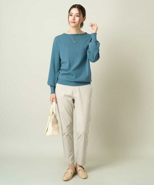 a.v.v / アー・ヴェ・ヴェ ニット・セーター | 【洗える】ボートネックパフスリーブニット【アンサンブル対応】 | 詳細12