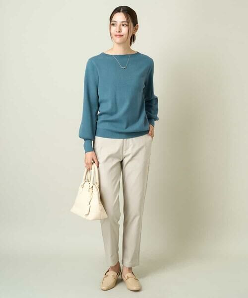 a.v.v / アー・ヴェ・ヴェ ニット・セーター | 【洗える】ボートネックパフスリーブニット【アンサンブル対応】 | 詳細13