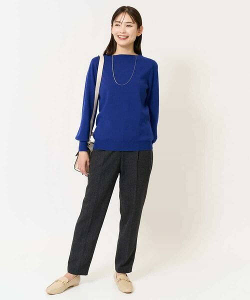 a.v.v / アー・ヴェ・ヴェ ニット・セーター | 【洗える】ボートネックパフスリーブニット【アンサンブル対応】 | 詳細15