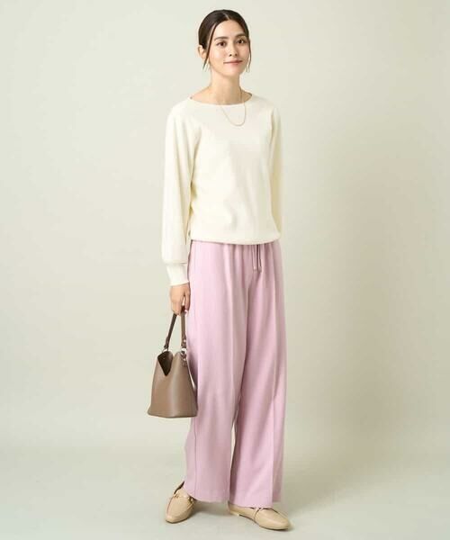 a.v.v / アー・ヴェ・ヴェ ニット・セーター | 【洗える】ボートネックパフスリーブニット【アンサンブル対応】 | 詳細19