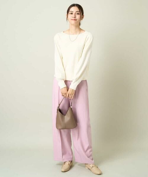 a.v.v / アー・ヴェ・ヴェ ニット・セーター | 【洗える】ボートネックパフスリーブニット【アンサンブル対応】 | 詳細20