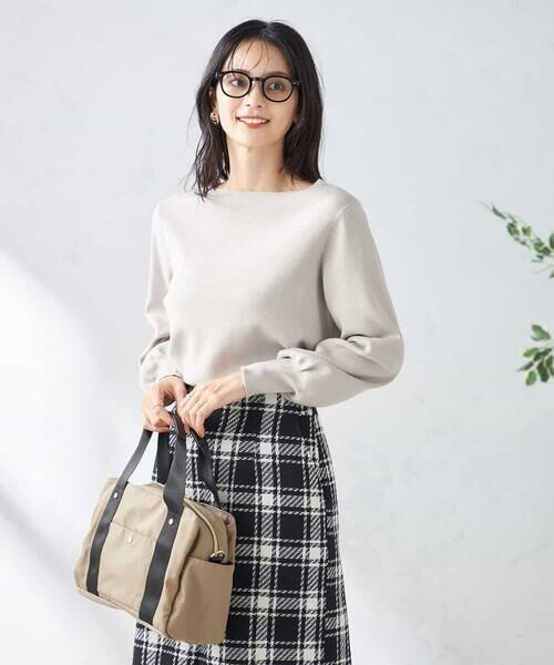 a.v.v / アー・ヴェ・ヴェ ニット・セーター | 【洗える】ボートネックパフスリーブニット【アンサンブル対応】 | 詳細22