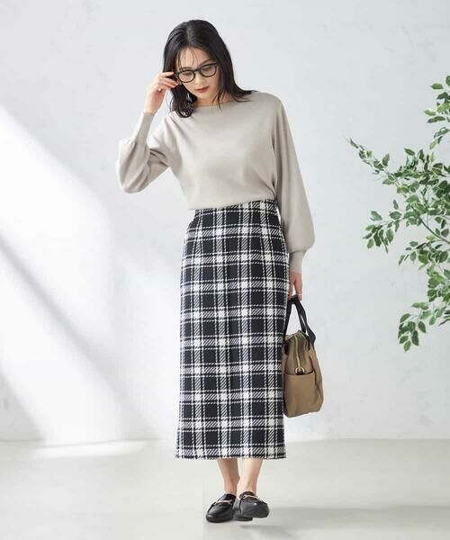 a.v.v / アー・ヴェ・ヴェ ニット・セーター | 【洗える】ボートネックパフスリーブニット【アンサンブル対応】 | 詳細25