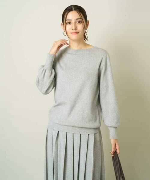 a.v.v / アー・ヴェ・ヴェ ニット・セーター | 【洗える】ボートネックパフスリーブニット【アンサンブル対応】 | 詳細29