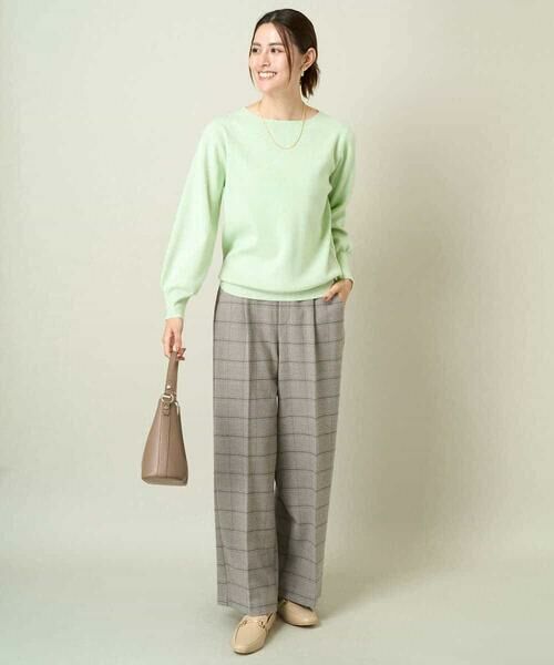 a.v.v / アー・ヴェ・ヴェ ニット・セーター | 【洗える】ボートネックパフスリーブニット【アンサンブル対応】 | 詳細5