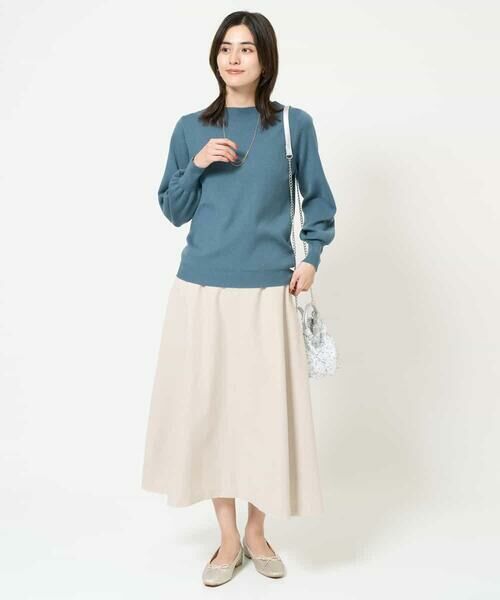 a.v.v / アー・ヴェ・ヴェ ニット・セーター | 【洗える】ボートネックパフスリーブニット【アンサンブル対応】 | 詳細8