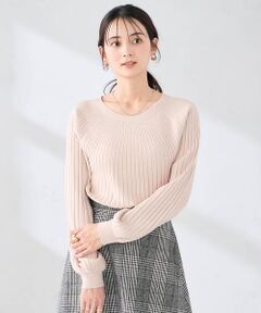 a.v.v / アー・ヴェ・ヴェ ニット・セーター | 【洗える】求心風モックネックニット