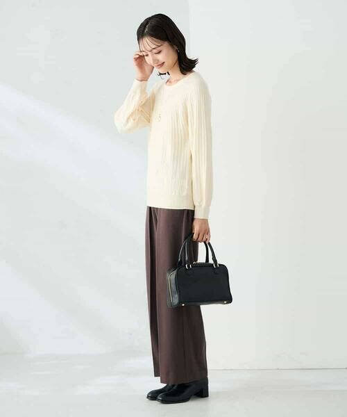 a.v.v / アー・ヴェ・ヴェ ニット・セーター | 【洗える】求心風モックネックニット | 詳細22