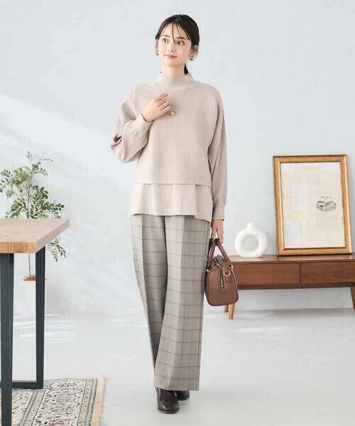 a.v.v / アー・ヴェ・ヴェ ニット・セーター | 【2SET/雑誌InRed(宝島社)12月号掲載】クロップドニット＆ニットベスト | 詳細1