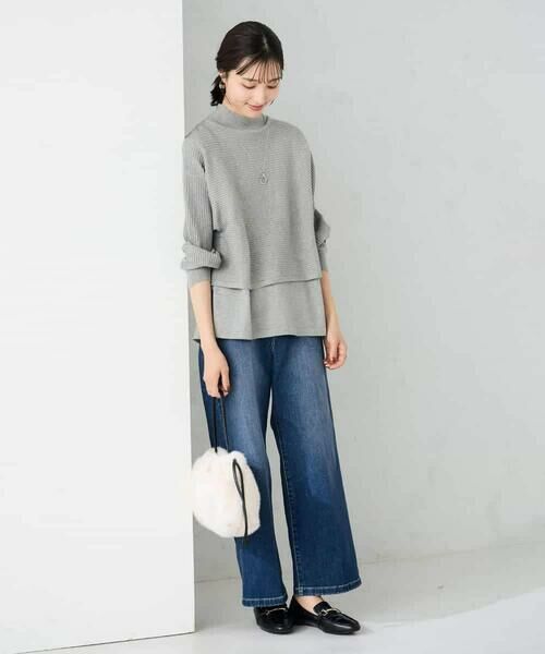 a.v.v / アー・ヴェ・ヴェ ニット・セーター | 【2SET/雑誌InRed(宝島社)12月号掲載】クロップドニット＆ニットベスト | 詳細10