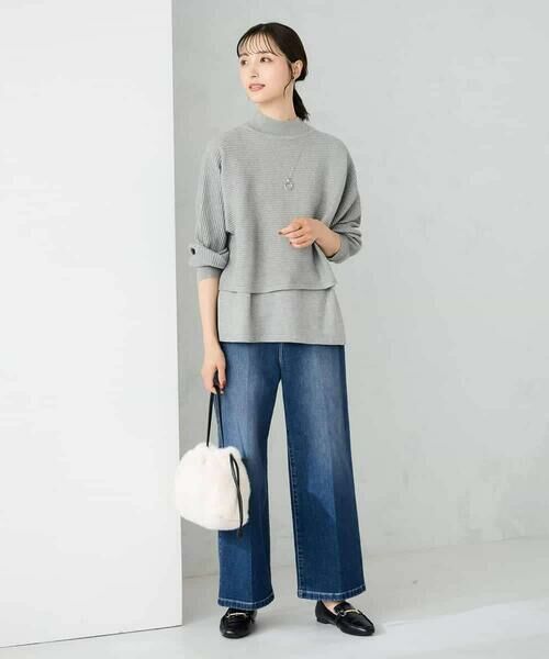 a.v.v / アー・ヴェ・ヴェ ニット・セーター | 【2SET/雑誌InRed(宝島社)12月号掲載】クロップドニット＆ニットベスト | 詳細12