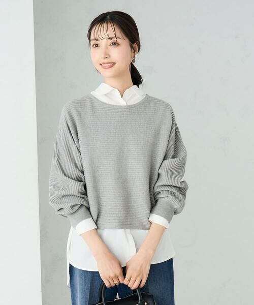 a.v.v / アー・ヴェ・ヴェ ニット・セーター | 【2SET/雑誌InRed(宝島社)12月号掲載】クロップドニット＆ニットベスト | 詳細14